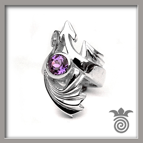 Bague dragon en argent 925 cr�ation