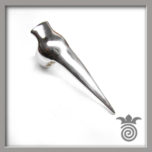 bague-gothique-longue-argent-massif-creation-bague-alliance.fr