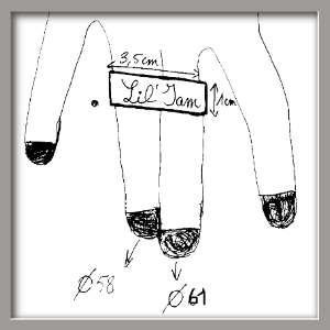 dessin bague